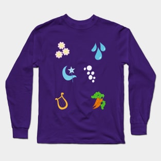 My little Pony - Elements of Harmony Cutie Mark Special V3 (Lunaverse) Long Sleeve T-Shirt